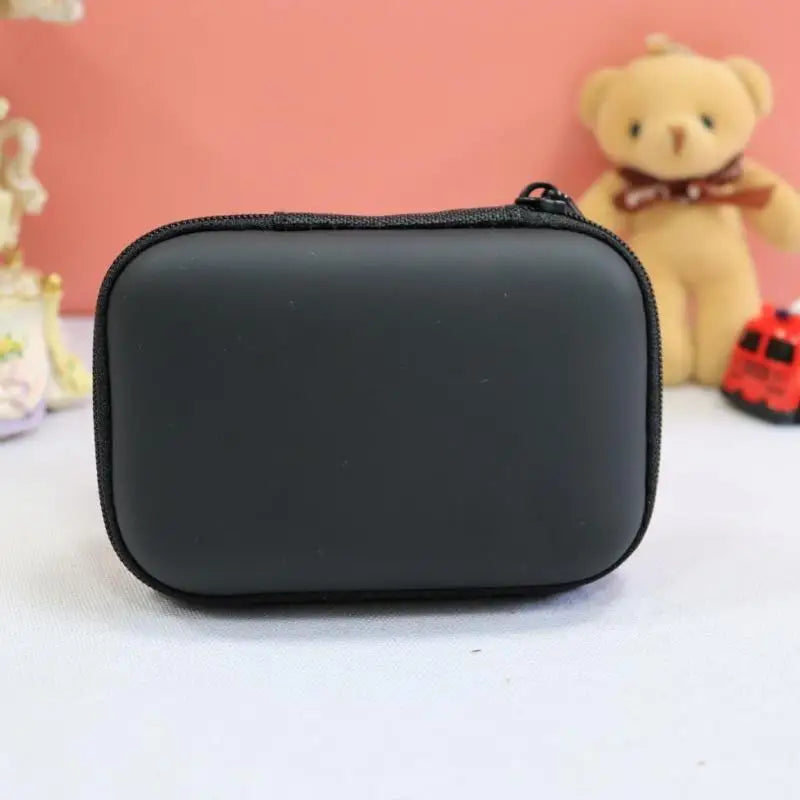 Earphone Data Storage Bag Oval Square Rectangle Cable Organizer Bags Mini Zipper Pouch Tech Gadgets Portable Charger U Disk Case