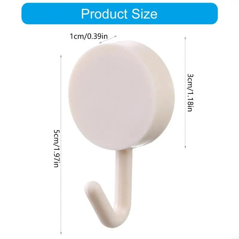 Removable Hook Strong Adhesive Backing For Small Items Home Organization