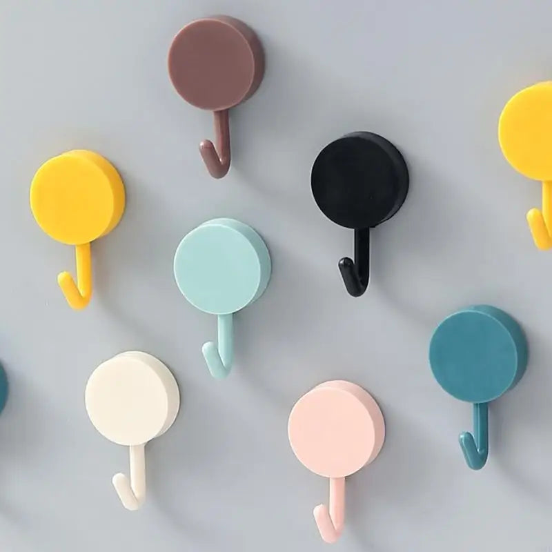 Removable Hook Strong Adhesive Backing For Small Items Home Organization