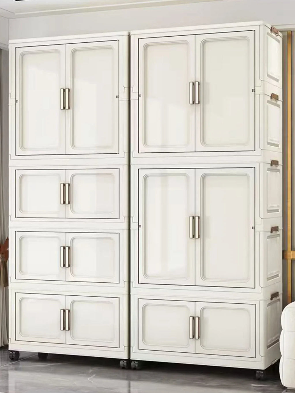 Folding Storage Cabinet Multi-Scene Closet Organizer - Home Organization Solution