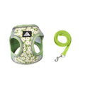 Cat Accessories Floral Pet Harness Reflective Anti Escape Dog Leash Set Adjustable Meash Cat Chest Strap Small Dogs
