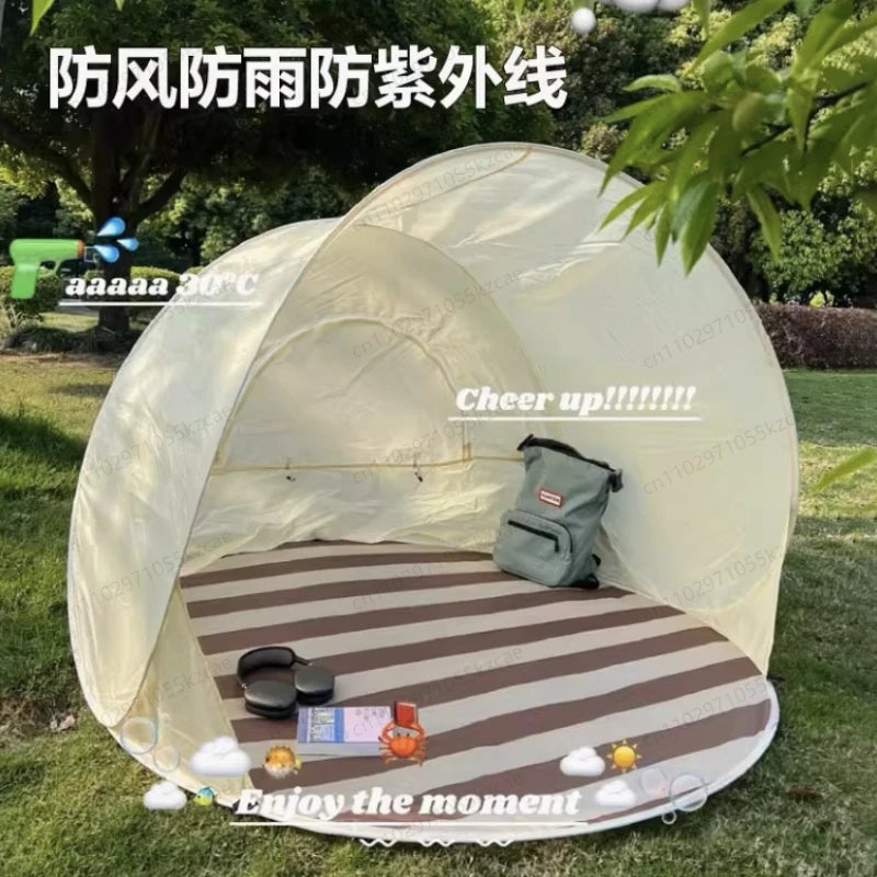 Outdoor Camping One-Click Open Tent Large Space Sun-Proof Garden Courtyard Game Shed