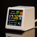 GeekMagic Smalltv-Ultra Cheap Smart Gift Desktop Bed Clock WiFi Weather Forecast Station Photo Album with Gif Animation Tech Gif