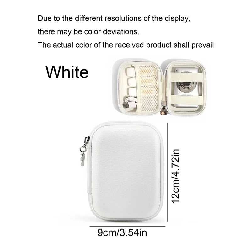 Earphone Data Storage Bag Cable Organizer Bags Mini Zipper Pouch Tech Gadgets Portable Charger U Disk Mini Camera Storage Case