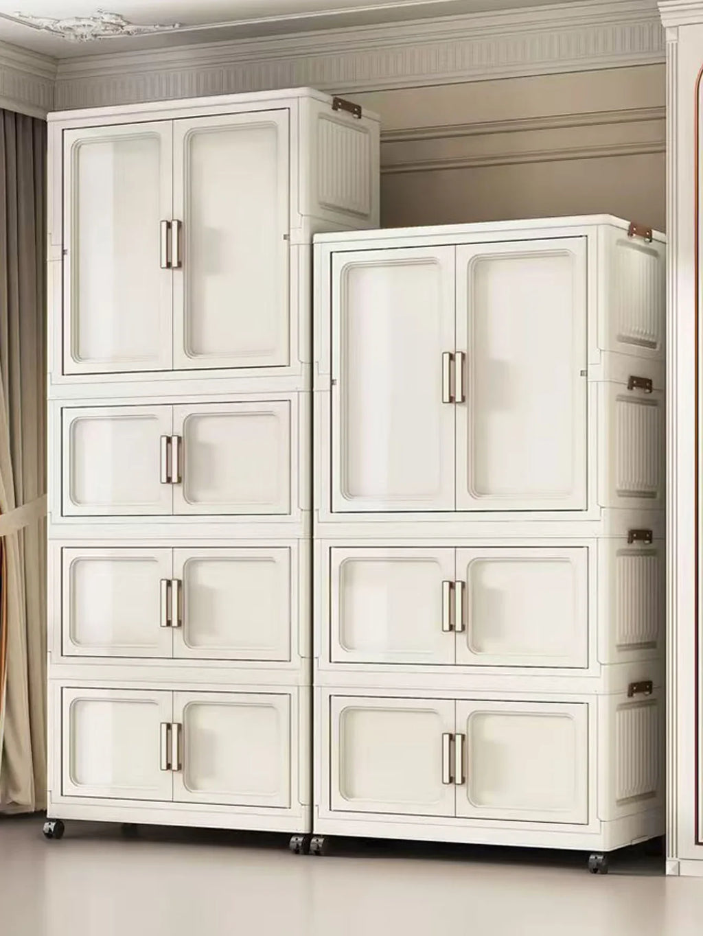 Folding Storage Cabinet Multi-Scene Closet Organizer - Home Organization Solution